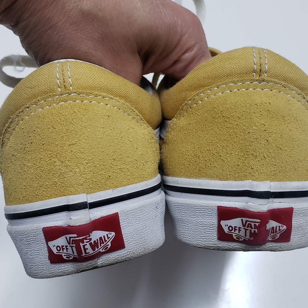 Vans old skool sneakers yellow mustard womens size 7 - Picture 7 of 7